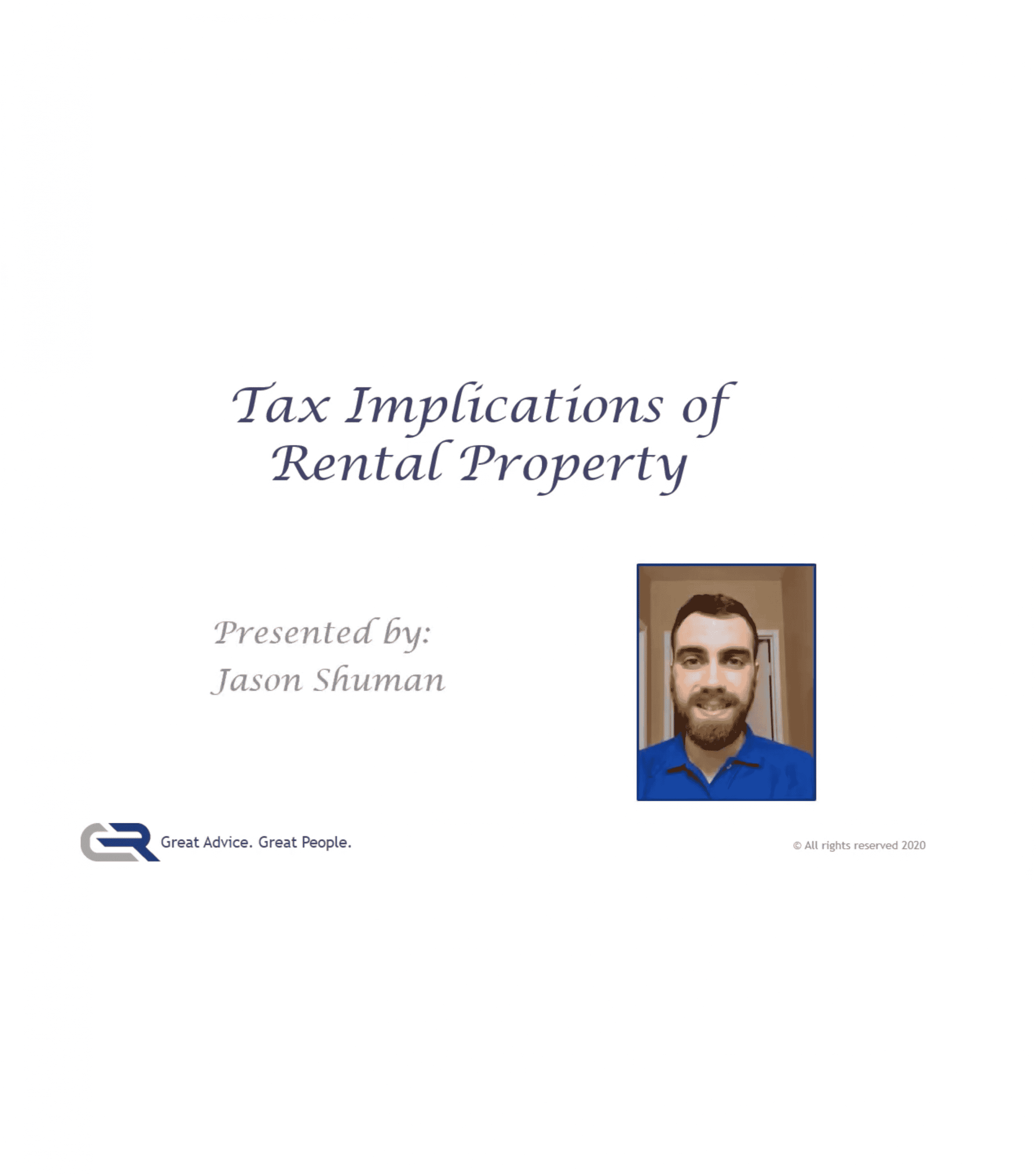 Tax Implications of Rental Property